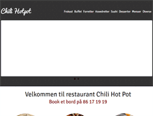 Tablet Screenshot of chilihotpot.dk